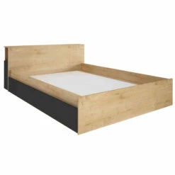 Lit Compact En Bois 140x190 Cm - LI9053 -Doublures De Lit Soldes 2024 1567 fond blanc 1 1