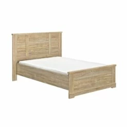 Lit En Bois Clair Imitation Châtaignier - LT5066 -Doublures De Lit Soldes 2024 2 thelma ch0e mh2c 05 1h2c104 02