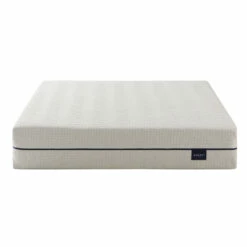 Ensemble Matelas Naturel Ressorts Et Latex Naturel, Sommier, Pieds, Tête De Lit, Couette Et Oreiller Aube 600 - SOMEO -Doublures De Lit Soldes 2024 aube 600 face fond blanc 284 11