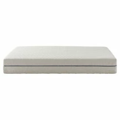 Ensemble Matelas Naturel Ressorts Et Latex Naturel, Sommier, Pieds, Couette Et Oreiller Aube 600 - SOMEO -Doublures De Lit Soldes 2024 aube 600 profil fond blanc 281 7