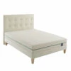 Ensemble Matelas Naturel Latex Naturel, Sommier, Pieds Et Tête De Lit Aube 700 - SOMEO -Doublures De Lit Soldes 2024 aube 700 mat som tdl 3 4 fond blanc