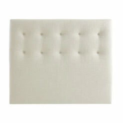 Ensemble Matelas Mousse Recyclée, Sommier, Pieds, Tête De Lit, Couette Et Oreiller Aube 400 - SOMEO -Doublures De Lit Soldes 2024 aube tete de it 140 fond blanc 1 2