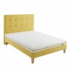 Ensemble Matelas Mousse, Sommier, Pieds Et Tête De Lit Aurore 200 - SOMEO -Doublures De Lit Soldes 2024 aurore 200 mat som tdl 3 4 fond blanc