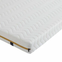 Ensemble Matelas Mousse, Sommier, Pieds, Tête De Lit, Couette Et Oreiller Aurore 200 - SOMEO -Doublures De Lit Soldes 2024 aurore 200 zoom lateral fond blanc 1 5