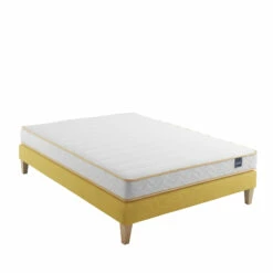 Ensemble Matelas Mousse, Sommier Et Pieds Aurore 300 - SOMEO