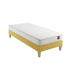 Ensemble Matelas Mousse, Sommier Et Pieds Aurore 300 - SOMEO -Doublures De Lit Soldes 2024 aurore 300 mat som 90x200 3 4 fond blanc