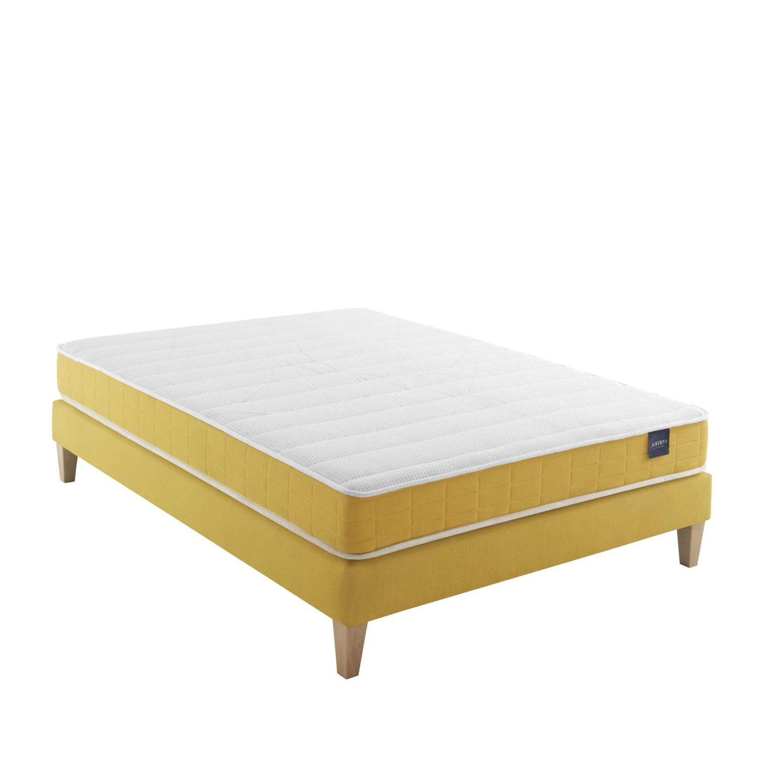 Ensemble Matelas Mousse, Sommier Et Pieds Aurore 400 - SOMEO 3 Ensemble Matelas Mousse, Sommier Et Pieds Aurore 400 - SOMEO
