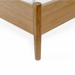 Lit En Bois Massif Imitation Chêne - LT0019 -Doublures De Lit Soldes 2024 bedanglezoom