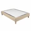 Cache-sommier Coton Jersey Beige -Doublures De Lit Soldes 2024 cache sommier beige sable