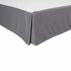 Cache-sommier Intégral Gris Ardoise -Doublures De Lit Soldes 2024 cache sommier integral ardoise 2