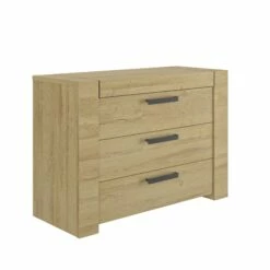Lit Led Sensitive Et Commode En Bois Clair - LT5083 12 Lit Led Sensitive Et Commode En Bois Clair - LT5083 -Doublures De Lit Soldes 2024 commode sofia profil fond blanc 1