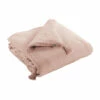 Couvre-lit Double Gaze De Coton Rose