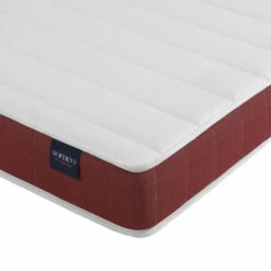 Ensemble Matelas Couchage Latex, Sommier, Pieds, Couette Et Oreiller Crépuscule 400 - SOMEO -Doublures De Lit Soldes 2024 crepuscule 400 zoom lateral fond blanc 22