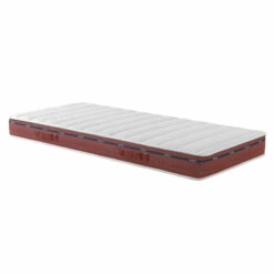 Ensemble Matelas 100% Latex, Sommier Lune Et Pieds Crépuscule 500 - SOMEO -Doublures De Lit Soldes 2024 crepuscule 500 3 4 droit fond blanc 148 44