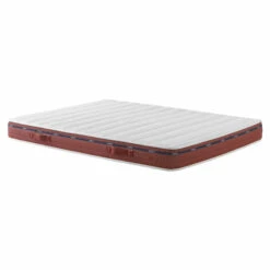 Ensemble Matelas 100% Latex, Sommier Lune Et Pieds Crépuscule 500 - SOMEO -Doublures De Lit Soldes 2024 crepuscule 500 3 4 droit fond blanc 302 13