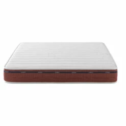Ensemble Matelas 100% Latex, Sommier Et Pieds Crépuscule 500 - SOMEO -Doublures De Lit Soldes 2024 crepuscule 500 face fond blanc 299 6