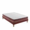 Ensemble Matelas 100% Latex, Sommier Et Pieds Crépuscule 500 - SOMEO -Doublures De Lit Soldes 2024 crepuscule 500 mat som 3 4 fond blanc