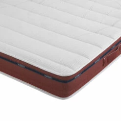 Ensemble Matelas 100% Latex, Sommier Lune Et Pieds Crépuscule 500 - SOMEO -Doublures De Lit Soldes 2024 crepuscule 500 zoom lateral fond blanc 3 53