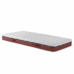 Ensemble Matelas 100% Latex, Sommier Constellation Et Pieds Crépuscule 600 - SOMEO -Doublures De Lit Soldes 2024 crepuscule 600 3 4 droit fond blanc 113 17