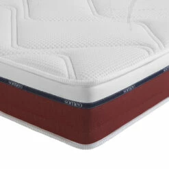Ensemble Matelas 100% Latex, Sommier Constellation Et Pieds Crépuscule 600 - SOMEO -Doublures De Lit Soldes 2024 crepuscule 600 zoom ganse zip fond blanc 36