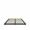 Lit Futon Style Japonais En Bois Massif Noir + Tatami 1 Lit Futon Style Japonais En Bois Massif Noir + Tatami -Doublures De Lit Soldes 2024 dock bed noir tatami futon cru 2 fond blanc 1