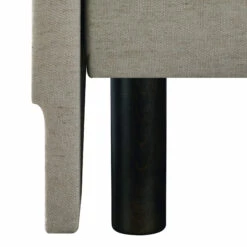 Ensemble Boxspring Surmatelas + Matelas + Sommier + Tête De Lit + Pieds Chenillé Lin Epeda ENCHANTEUR -Doublures De Lit Soldes 2024 e de boxspring s tdl chenille lin zoom plinthe 1