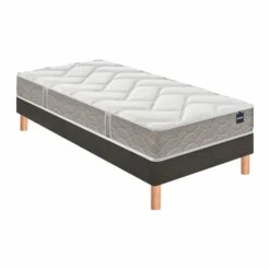 Ensemble Matelas Bultex Primo, Sommier Vigoroso Et Pieds Back To Basics -Doublures De Lit Soldes 2024 ens bultex backtobasic 90x 3 4 fond blanc