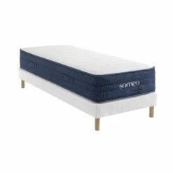 Ensemble Matelas Ressorts, Latex Et Mémoire De Forme, Sommier Constellation Et Pieds Rêve 700 - SOMEO -Doublures De Lit Soldes 2024 ens reve 700 rio grande 90x 3 4 fond blanc