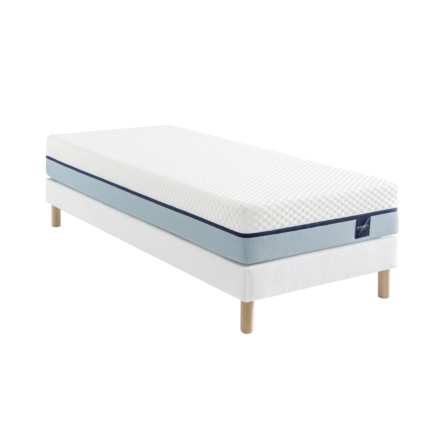 Ensemble Matelas Mémoire De Forme, Sommier Constellation Et Pieds Songe 600 - SOMEO 11 Ensemble Matelas Mémoire De Forme, Sommier Constellation Et Pieds Songe 600 - SOMEO – Image 9