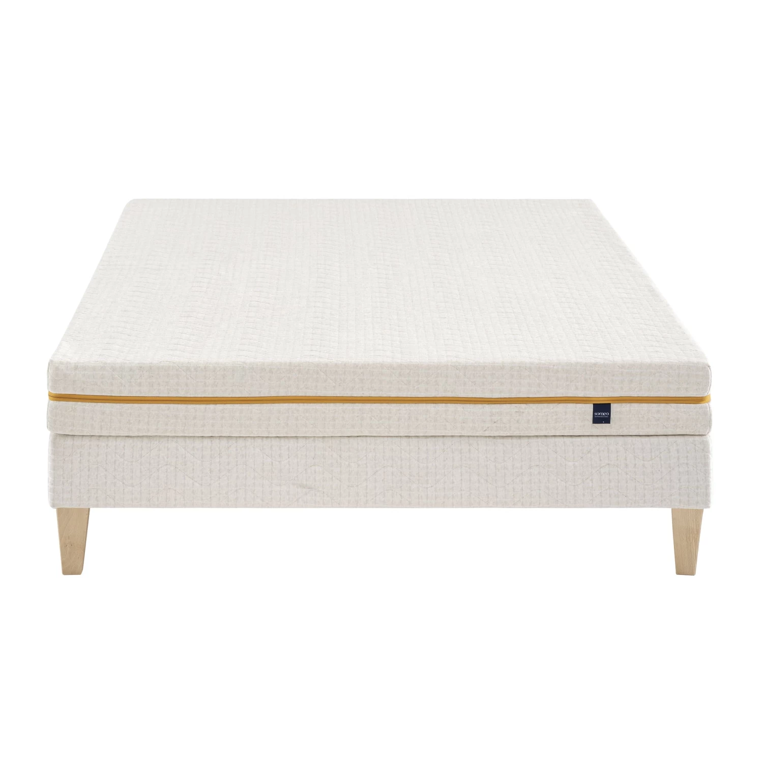Ensemble Matelas Mousse Recyclée, Sommier Et Pieds Aube 400 - SOMEO 11 Ensemble Matelas Mousse Recyclée, Sommier Et Pieds Aube 400 - SOMEO – Image 9