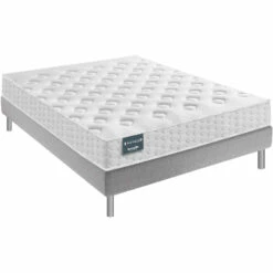 Ensemble Dunlopillo Mousse Mémoire Aérial® 21 Cm NARCISSE, Matelas, Sommier, Pieds