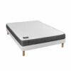 Ensemble Matelas Mousse à Mémoire De Forme Absolu + Sommier + Pieds