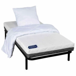 Ensemble Matelas Mousse Tranquillité + Cadre à Lattes 12 Ensemble Matelas Mousse Tranquillité + Cadre à Lattes -Doublures De Lit Soldes 2024 ensemble matelas mousse tranquillit cadre lattes 90x190 pr sent en pack