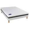 Ensemble Matelas Mousse Tranquillité + Sommier + Pieds -Doublures De Lit Soldes 2024 ensemble matelas mousse tranquillit sommier pieds 140x190