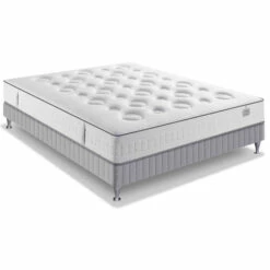 Matelas Simmons Ressorts Ensachés Et Mousse Mémoire LINE UP -Doublures De Lit Soldes 2024 ensemble matelas simmons ressorts ensaches mousse memoire fond blanc