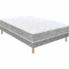 Ensemble Matelas Sommier, Ressorts Ensachés + 2cm Mousse Mémoire RV2