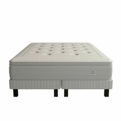 Ensemble Simmons 651 Ressorts Ensachés + Mousse Mémoire De Forme SW6 -Doublures De Lit Soldes 2024 ensemblesw6 matelas sommier double face fond blanc