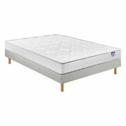 Ensemble Merinos Matelas Mousse Wise, Sommier En Kit Déco Et Pieds