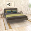 Lit En Bois Avec Tissu Anthracite - LT14009 -Doublures De Lit Soldes 2024 fjord anthra 1