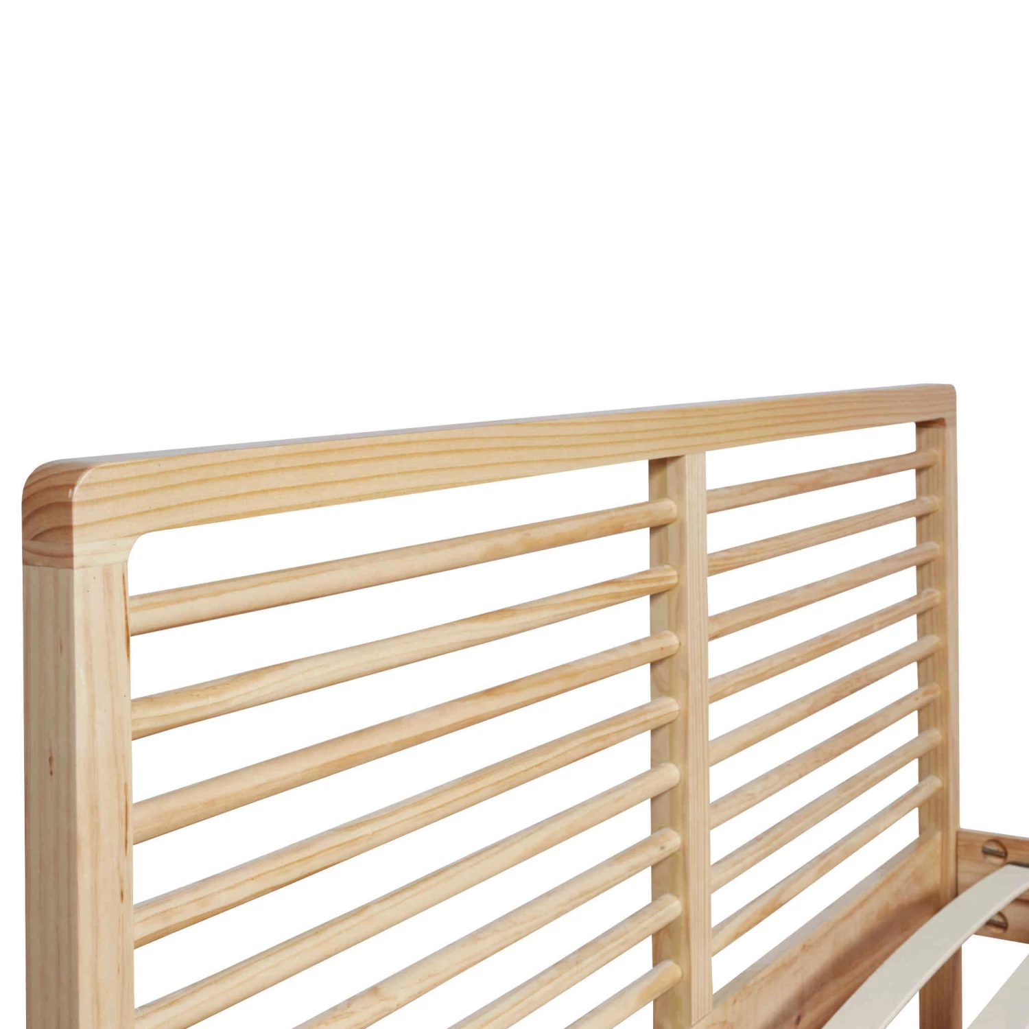 Lit En Bois Massif Avec Sommier 140x190 - LT17002 6 Lit En Bois Massif Avec Sommier 140x190 - LT17002 – Image 4