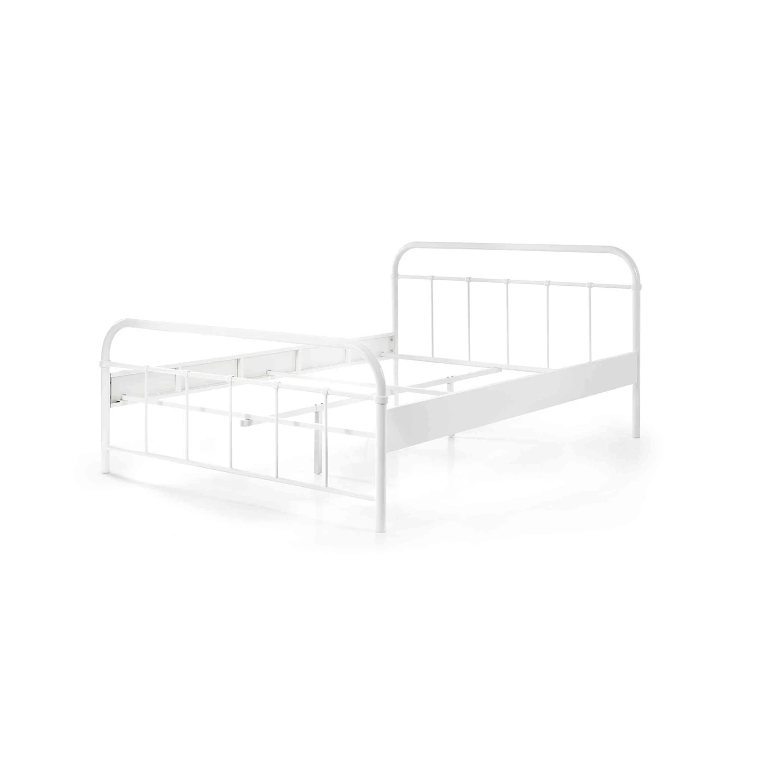 Lit Métal Blanc 140x200 LT2014-2 - Terre De Nuit 4 Lit Métal Blanc 140x200 LT2014-2 - Terre De Nuit – Image 2