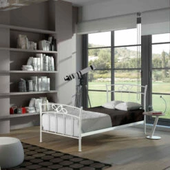 Lit En Métal Blanc - LT4002