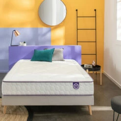 Matelas Merinos Ressorts Ensachés, Mémoire De Forme Et Latex Full Bed -Doublures De Lit Soldes 2024 m de web full bed ambiance