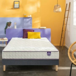 Matelas Merinos Ressorts Ensachés Morning Routine -Doublures De Lit Soldes 2024 mat morning routine gris anthracite ambiance