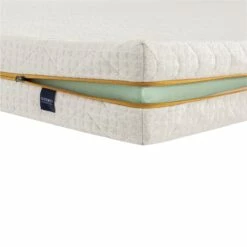 Ensemble Matelas Mousse Recyclée, Sommier Et Pieds Aube 400 - SOMEO 25 Ensemble Matelas Mousse Recyclée, Sommier Et Pieds Aube 400 - SOMEO -Doublures De Lit Soldes 2024 matelas aube400 zoom zip fond blanc