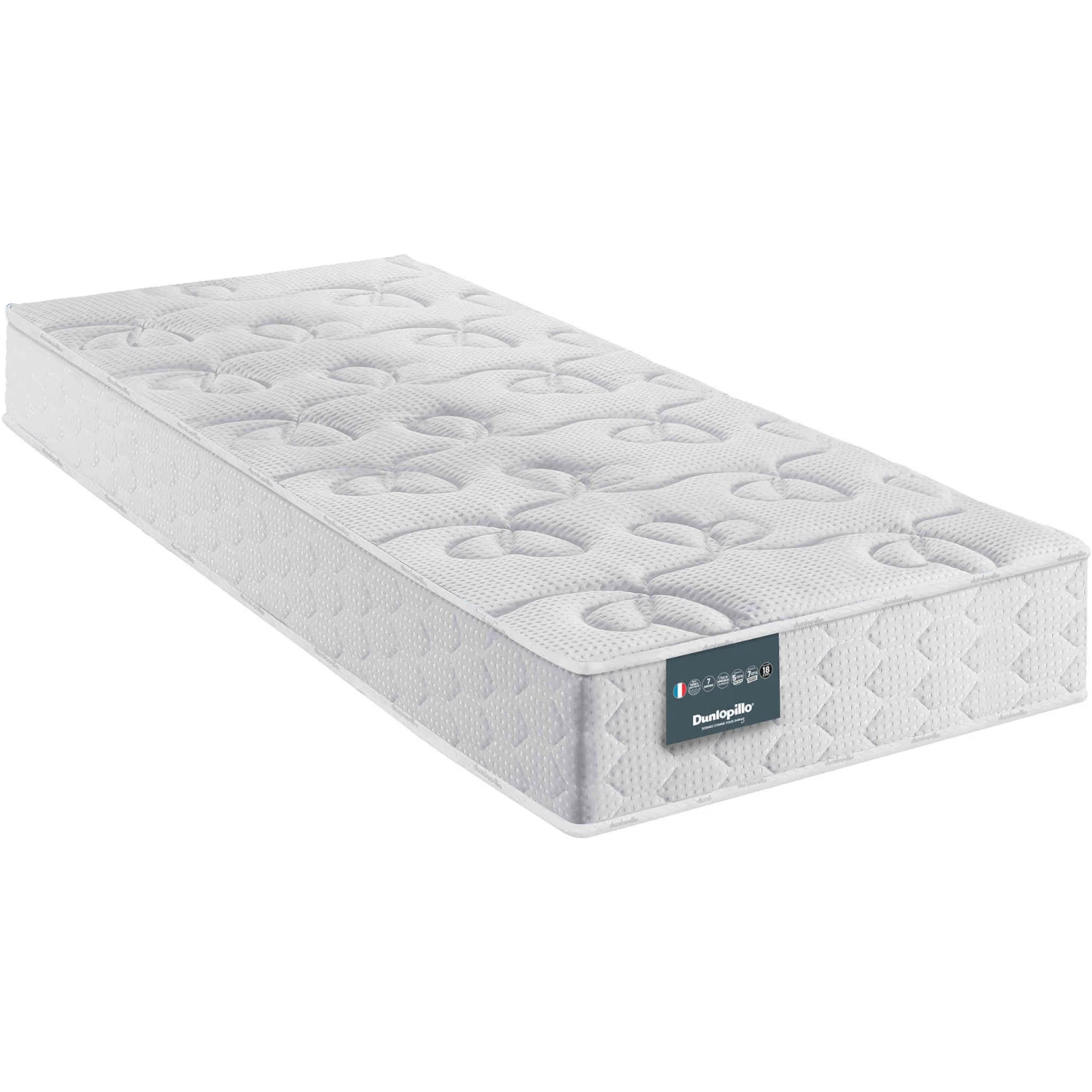 Matelas Dunlopillo 100% Latex 7 Zones 18cm LAVANDE 4 Matelas Dunlopillo 100% Latex 7 Zones 18cm LAVANDE – Image 2