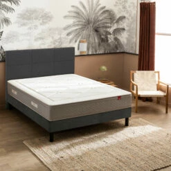Matelas Epeda Ressorts Multi-actif Et Laine L’Échappée -Doublures De Lit Soldes 2024 matelas echappee ambiance 3 4