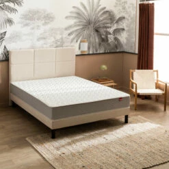 Matelas Epeda Ressorts Multispire Dépaysant -Doublures De Lit Soldes 2024 matelas epeda depaysant ambiance lin 3 4