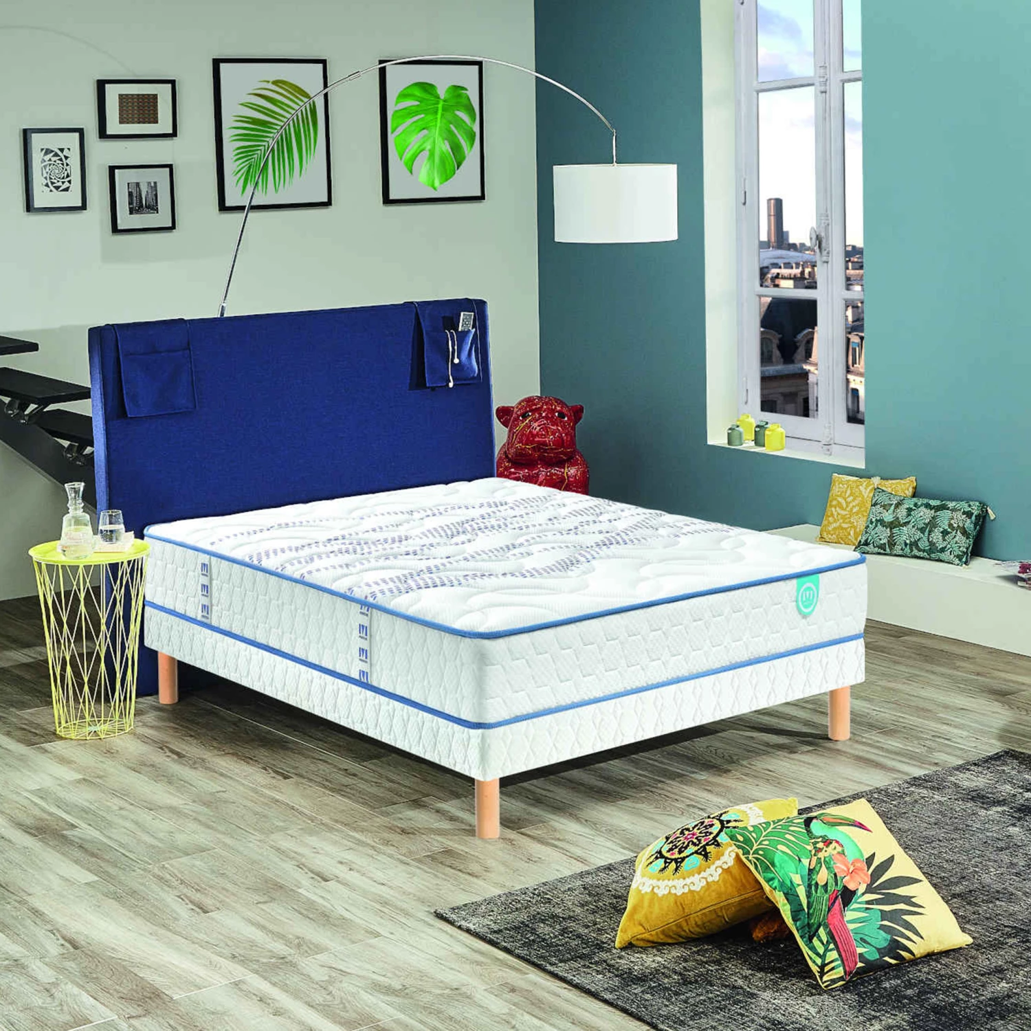 Matelas Merinos Ressorts Ensachés + Mousse Mémoire MIMIC – Image 9
