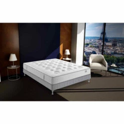 Matelas Simmons Ressorts Ensachés Et Mousse Mémoire LINE UP -Doublures De Lit Soldes 2024 matelas simmons ressorts ensaches mousse memoire ambiance